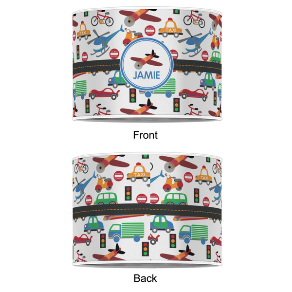 Transportation 8" Drum Lampshade - APPROVAL (Poly Film)