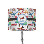 Transportation 8" Drum Lamp Shade - Fabric (Personalized)