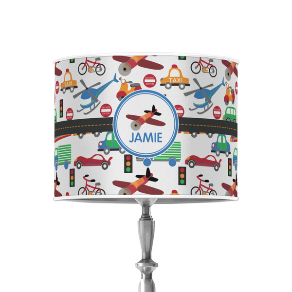 Custom Transportation 8" Drum Lamp Shade - Poly-film (Personalized)