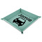 Transportation 9" x 9" Teal Leatherette Snap Up Tray - MAIN