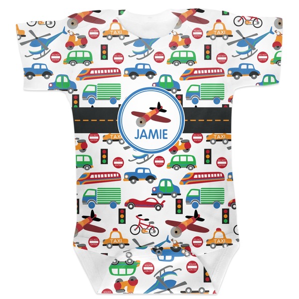 Custom Transportation Baby Bodysuit 3-6 (Personalized)