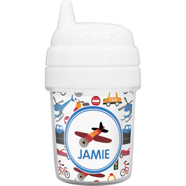 Custom Transportation Baby Sippy Cup (Personalized)