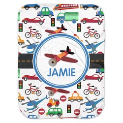 Transportation Baby Swaddling Blanket (Personalized)