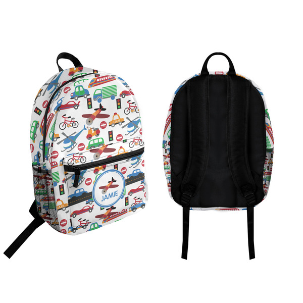 Transportation Backpack front and back - Apvl