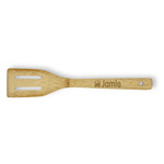 Transportation Bamboo Slotted Spatula - Single Sided (Personalized)