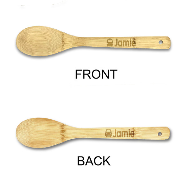 Transportation Bamboo Spoons - Double Sided - APPROVAL