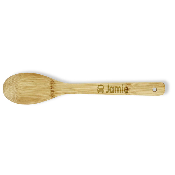 Custom Transportation Bamboo Spoon - Single Sided (Personalized)