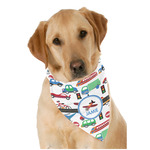 Transportation Dog Bandana Scarf w/ Name or Text