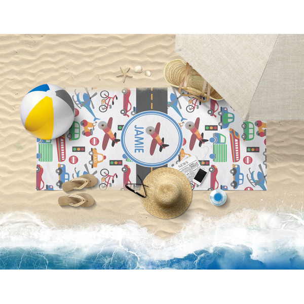 Transportation Beach Towel Lifestyle