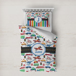 Transportation Duvet Cover Set - Twin XL (Personalized)
