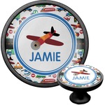 Transportation Cabinet Knob (Black) (Personalized)