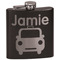 Transportation Black Flask Set (Personalized)