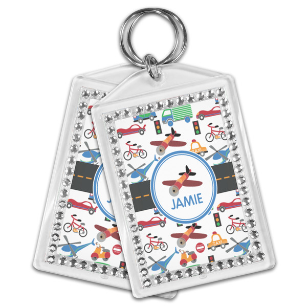 Transportation Bling Keychain - MAIN