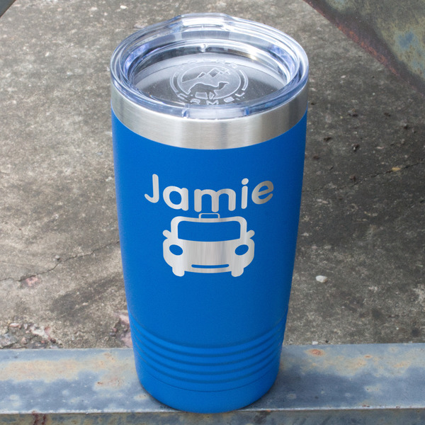Transportation Blue Polar Camel Tumbler - 20oz - Angled