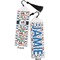 Transportation Bookmark with tassel - Front and Back
