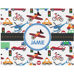 Transportation Woven Fabric Placemat - Twill w/ Name or Text