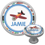 Transportation Cabinet Knob (Silver) (Personalized)