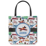Transportation Canvas Tote Bag - Small - 13"x13" (Personalized)