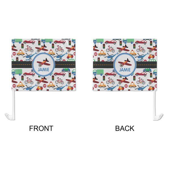 Transportation Car Flag - Large - APPROVAL