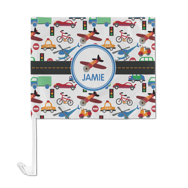 Transportation Car Flag - Large - FRONT