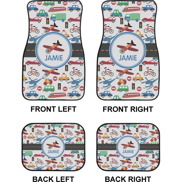 Transportation Car Floor Mats Set (2F + 2B)
