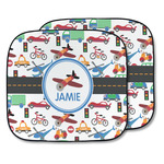 Transportation Car Sun Shade - Two Piece (Personalized)