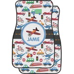 Transportation Car Floor Mats (Front Seat) (Personalized)
