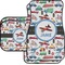 Transportation Car Floor Mats Set - 2 Front & 2 Back (Personalized)
