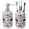 Transportation Ceramic Bathroom Accessories Set (Personalized)