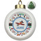 Transportation Ceramic Ball Ornament - Christmas Tree (Personalized)