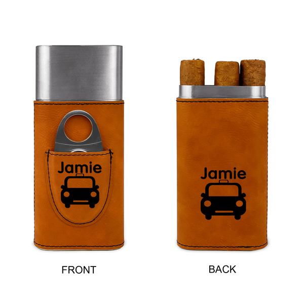 Transportation Cigar Case with Cutter - Double Sided - Approval