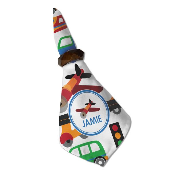 Transportation Cloth Napkins - Personalized Dinner (Folded in Ring) (MAIN)