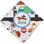 Transportation Cloth Napkin w/ Name or Text