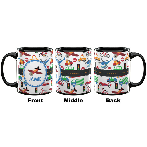 Transportation Coffee Mug - 11 oz - Black APPROVAL