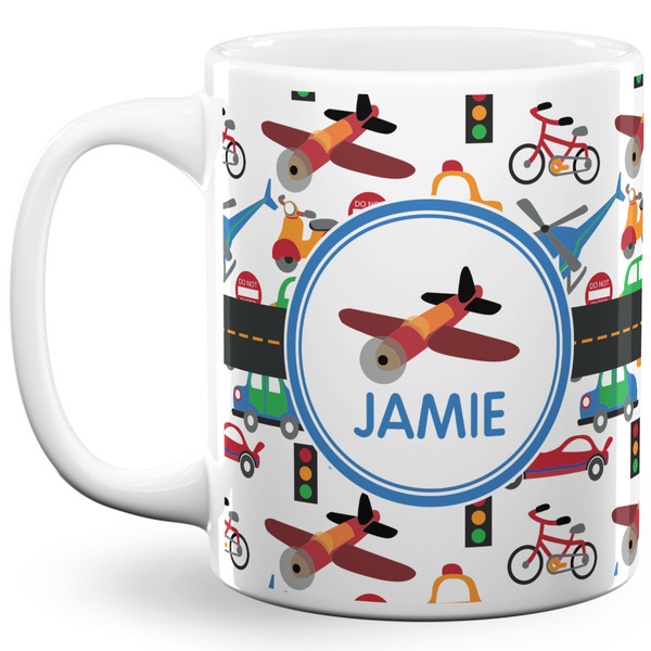 Custom Transportation 11 Oz Coffee Mug - White (Personalized)