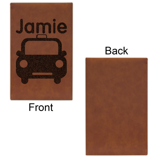 Transportation Cognac Leatherette Journal - Single Sided - Apvl