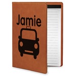 Transportation Leatherette Portfolio with Notepad - Small - Double Sided (Personalized)