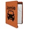 Transportation Leatherette Zipper Portfolio with Notepad (Personalized)