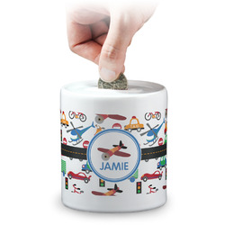 Transportation Coin Bank (Personalized)