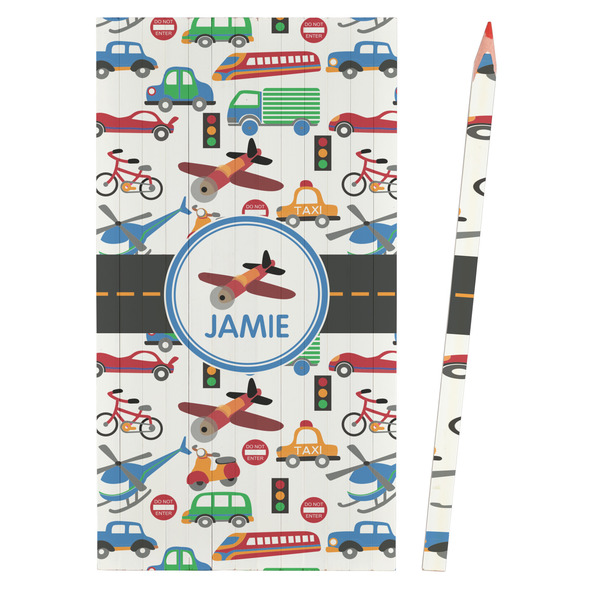 Transportation Colored Pencils - Front View