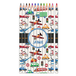 Transportation Colored Pencils (Personalized)