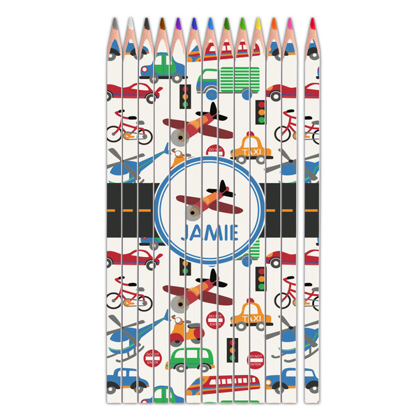 Custom Transportation Colored Pencils (Personalized)