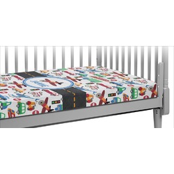 Transportation Crib Fitted Sheet (Personalized)