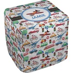Transportation Cube Pouf Ottoman (Personalized)