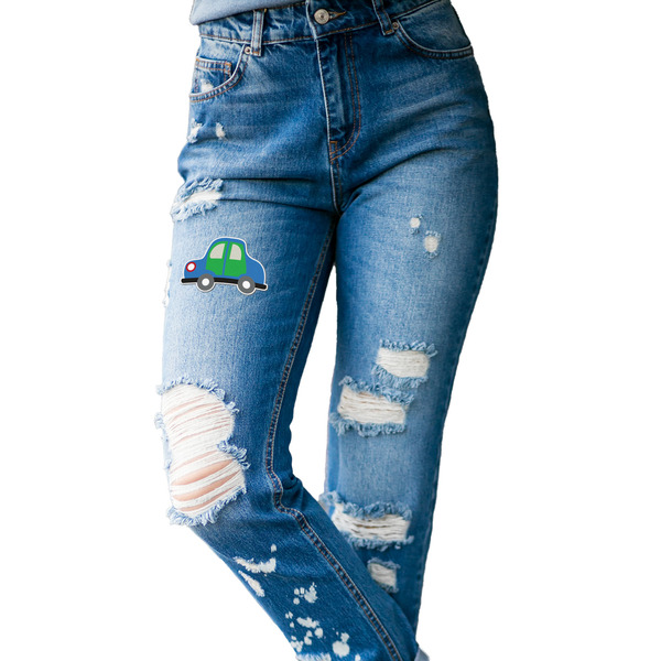 Transportation Custom Shape Iron On Patches - L - single APPROVAL