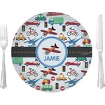 Transportation 10" Glass Lunch / Dinner Plates - Single or Set (Personalized)