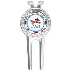 Transportation Golf Divot Tool & Ball Marker (Personalized)