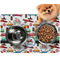 Transportation Dog Food Mat - Small LIFESTYLE