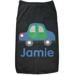 Transportation Black Pet Shirt (Personalized)