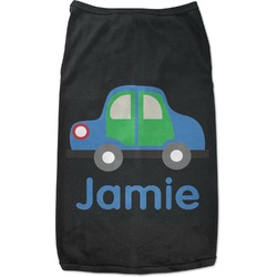 Transportation Black Pet Shirt (Personalized)